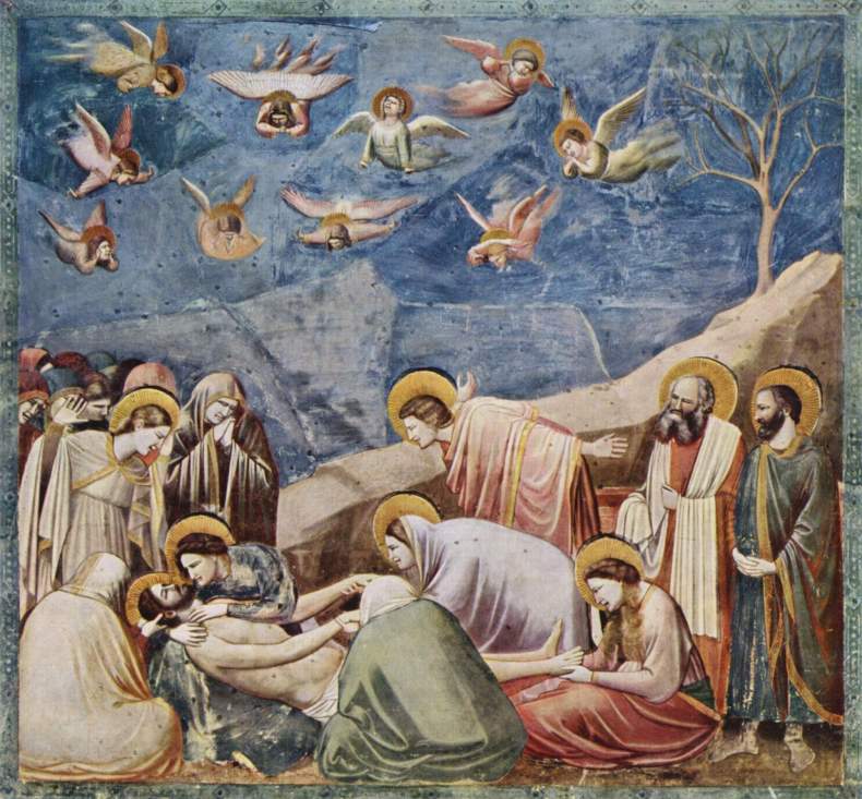 Giotto, "Compianto sul Cristo morto", 1503-1505 , Cappella degli Scrovegni, Padova